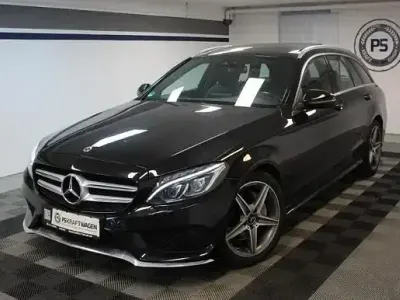 Gebraucht Mercedes C180 AMG 156 PS (114 kW) 2018 Schwarz Limousine