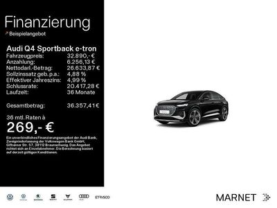 Gebraucht Audi Q4 Sportback e-tron S-Line 219 kW (299 PS) 2021 Schwarz SUV