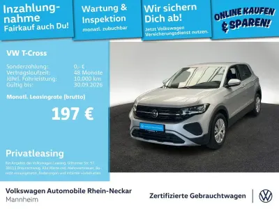 Gebraucht VW T-Cross Basis 95 PS (69 kW) 2025 Reflexsilber metallic SUV