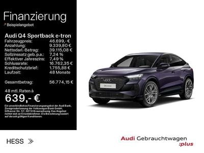 Gebraucht Audi Q4 e-tron Advanced 210 kW (286 PS) 2025 Auroraviolett metallic SUV