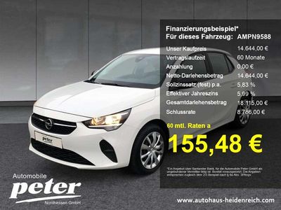 Gebraucht Opel Corsa-e Edition 100 kW (136 PS) 2022 Jade weiss/arktis weiss Kleinwagen