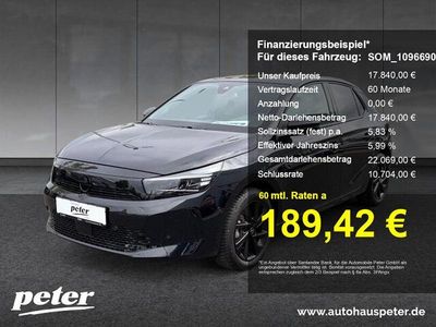 Gebraucht Opel Corsa 101 PS (74 kW) 2024 Lackierung schwarz perla nera/typ aussen (metallic) Kleinwagen