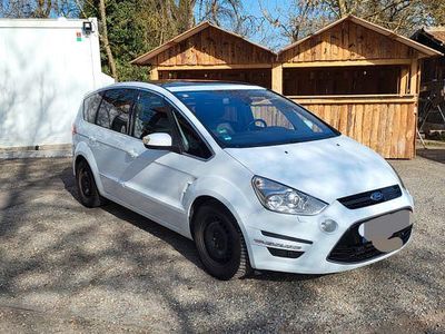 Gebraucht Ford S-MAX Titanium 200 PS (147 kW) 2012 Weiß Van / Kleinbus