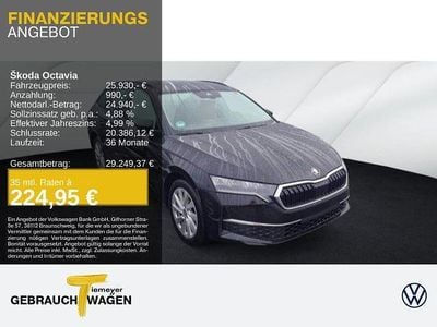Gebraucht Skoda Octavia Lodge 116 PS (85 kW) 2025 Schwarz Kombi
