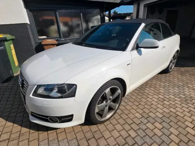 Gebraucht Audi A3 Cabriolet S-Line 140 PS (102 kW) 2013 Weiß Cabrio