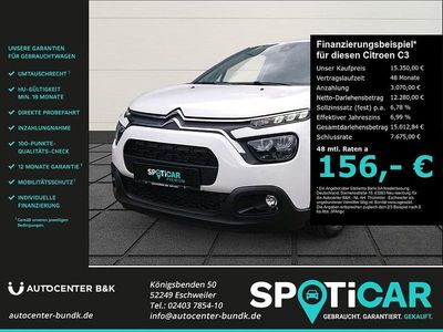 Gebraucht Citroën C3 PureTech 110 PS (80 kW) 2024 Weiß Limousine