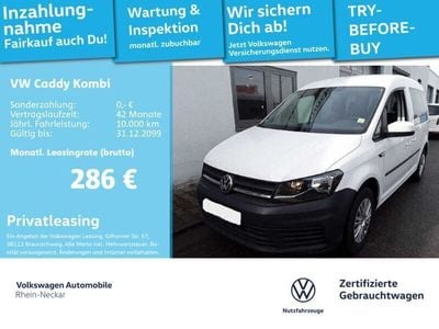 Gebraucht VW Caddy Trendline 102 PS (75 kW) 2020 Candyweiß Van / Kleinbus