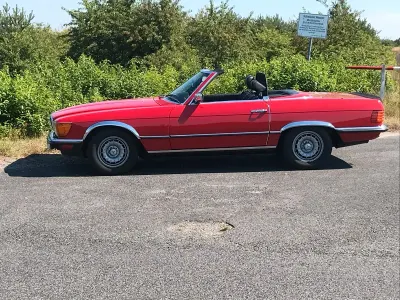Gebraucht Mercedes SL500 245 PS (180 kW) 1985 Rot Cabrio