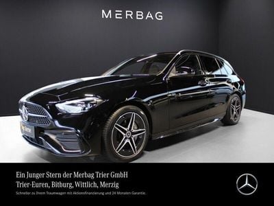 Gebraucht Mercedes C220 AMG 197 PS (144 kW) 2023 Unilack schwarz Kombi