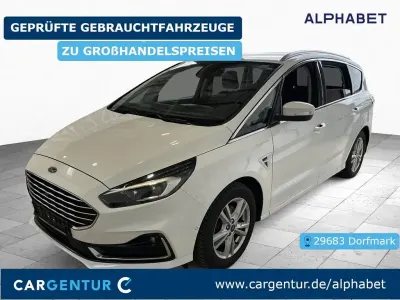 Gebraucht Ford S-MAX Titanium 150 PS (110 kW) 2021 Weiß Van / Kleinbus