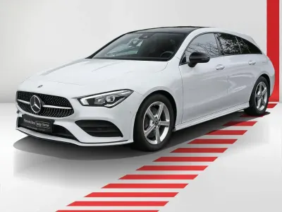 Gebraucht Mercedes CLA200 Shooting Brake AMG 163 PS (119 kW) 2020 Digitalweiß Kombi