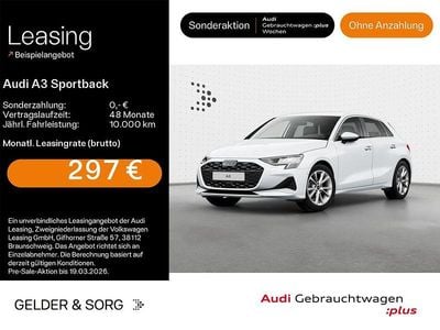 Gebraucht Audi A3 Ambiente 150 PS (110 kW) 2025 Gletscherweiß metallic Limousine