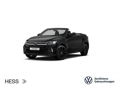 Gebraucht VW T-Roc Cabriolet R-line 150 PS (110 kW) 2024 Deep black (metallic) Cabrio
