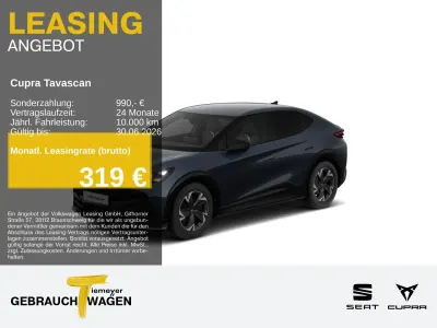 Używany Cupra Tavascan Endurance 210 kW (286 KM) 2025 SUV