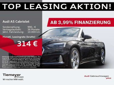 gebraucht Audi A5 Cabriolet 40 TFSI ADVANCED LM18 SPORTSITZE MEMORY KAMERA