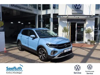 Neu VW T-Cross Style 116 PS (85 kW) 2026 Clear blue metallic SUV