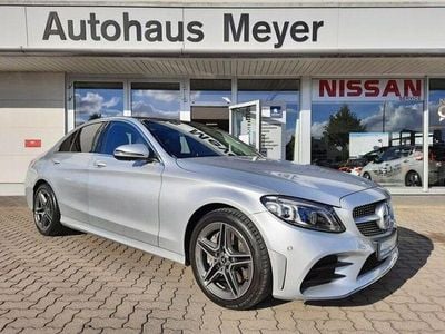 Usata Mercedes C400 AMG line 333 CV (244 kW) 2019 Argento Berlina