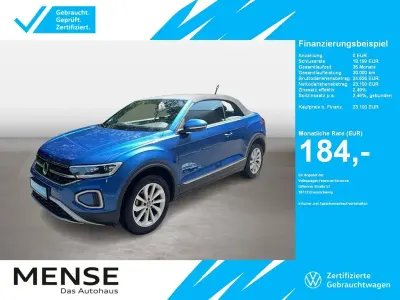 Gebraucht VW T-Roc Cabriolet Style 116 PS (85 kW) 2024 Blau Cabrio