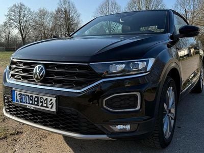 Gebraucht VW T-Roc Cabriolet Style 150 PS (110 kW) 2021 Schwarz Cabrio
