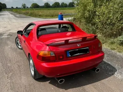 Käytetty Honda CR-X 160 HP (117 kW) 1992 Punainen Avoauto