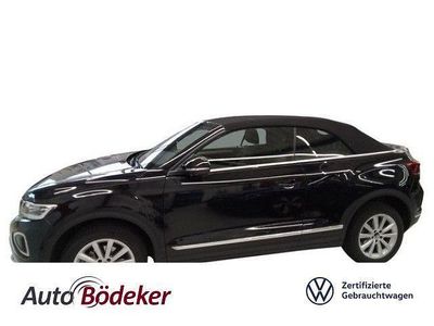 Gebraucht VW T-Roc Cabriolet Style 150 PS (110 kW) 2025 Deep black perleffekt (metallic) Cabrio