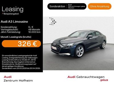 Gebraucht Audi A3 Advanced 150 PS (110 kW) 2025 Manhattangrau metallic Limousine