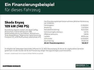 Gebraucht Skoda Enyaq iV Loft 108 kW (148 PS) 2023 Blau SUV