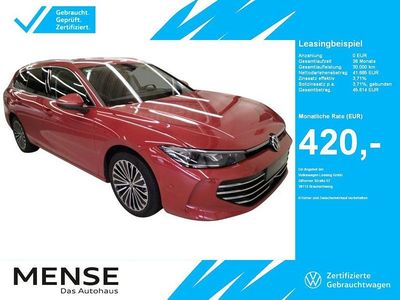 Usata VW Passat Elegance 150 CV (110 kW) 2025 Rosso Berlina