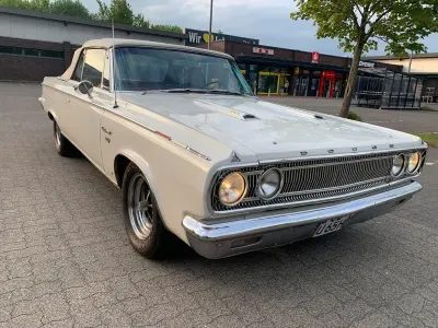 Brugt Dodge Coronet 330 HK (242 kW) 1965 Hvid Cabriolet