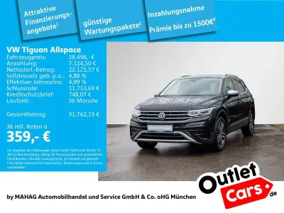 Brugt VW Tiguan Allspace Elegance 190 HK (139 kW) 2023 Sort SUV