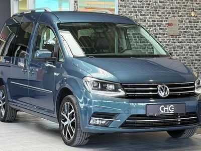 Second-hand VW Caddy Maxi Highline 150 CP (110 kW) 2017 Verde Monovolum