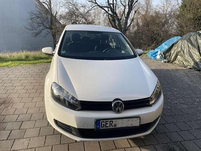 Gebraucht VW Golf VI Trendline 80 PS (58 kW) 2009 Weiß Kleinwagen