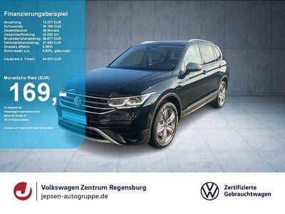 Deep black perleffekt Gebraucht 2024 VW Tiguan Allspace Elegance SUV | 44.970 € (Fairer Preis)