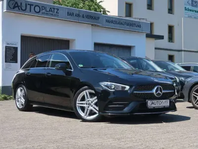 Gebraucht Mercedes CLA200 AMG line 163 PS (119 kW) 2022 Nachtschwarz Coupé