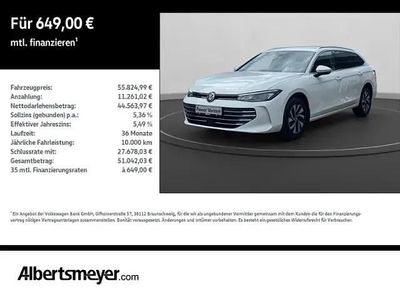 Nuova VW Passat Business 110 CV (80 kW) 2025 Bianco Station wagon