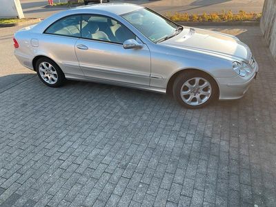 Brugt Mercedes CLK200 163 HK (119 kW) 2005 Sølv Coupe