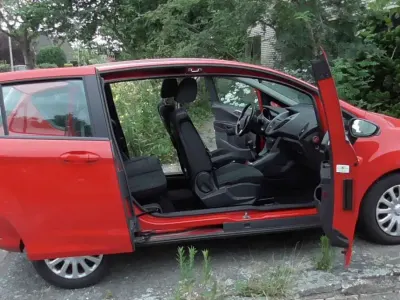 Gebraucht Ford B-MAX Trend 101 PS (74 kW) 2014 Rot Van / Kleinbus