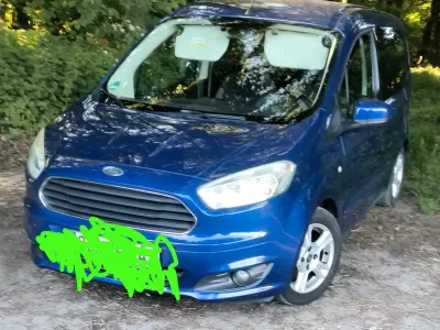 Gebraucht Ford Courier 101 PS (74 kW) 2014 Blau Van / Kleinbus