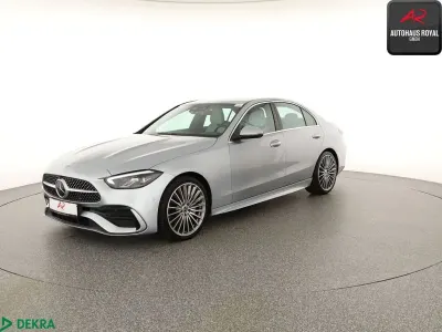 Brugt Mercedes C200 AMG 204 HK (150 kW) 2024 Sølv Sedan