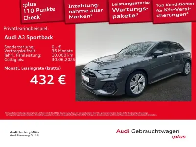 Używany Audi A3 S-Line 150 KM (110 kW) 2025 Szary Sedan/Limuzyna