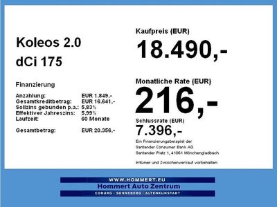 Gebraucht Renault Koleos Initiale 177 PS (130 kW) 2017 Schwarzmetallic (metallic) SUV