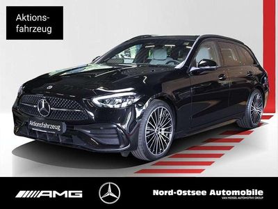 Gebraucht Mercedes C200 AMG 163 PS (119 kW) 2025 Metalliclack obsidianschwarz Kombi