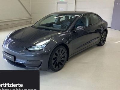 Silber Gebraucht 2021 Tesla Model 3 Performance Limousine | 28.800 € (Fairer Preis)