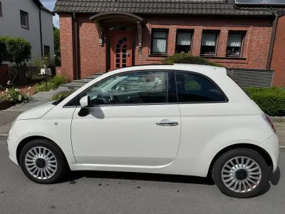 Gebraucht Fiat 500 Lounge 101 PS (74 kW) 2009 Weiß Cabrio