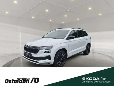 Gebraucht Skoda Karoq SportLine 150 PS (110 kW) 2022 Weiß SUV