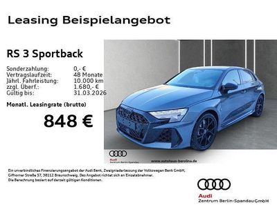 Grau Neu 2026 Audi RS3 Sport Limousine | 69.333 €