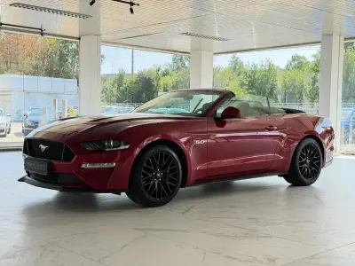 Gebraucht Ford Mustang GT Premium 450 PS (330 kW) 2021 Lucidrot metallic (metallic) Cabrio