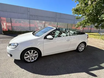 Gebraucht VW Golf Cabriolet Highline 160 PS (117 kW) 2013 Weiß Cabrio
