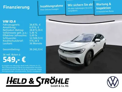 Gebraucht VW ID.4 Pro Performance 150 kW (204 PS) 2023 Gletscherweiß metallic SUV