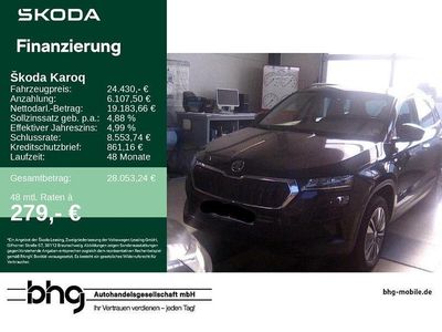 Gebraucht Skoda Karoq Ambition 150 PS (110 kW) 2023 Schwarz SUV
